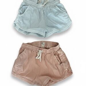 Billabong Set of 2 - Light Blue and Pink Casual Shorts